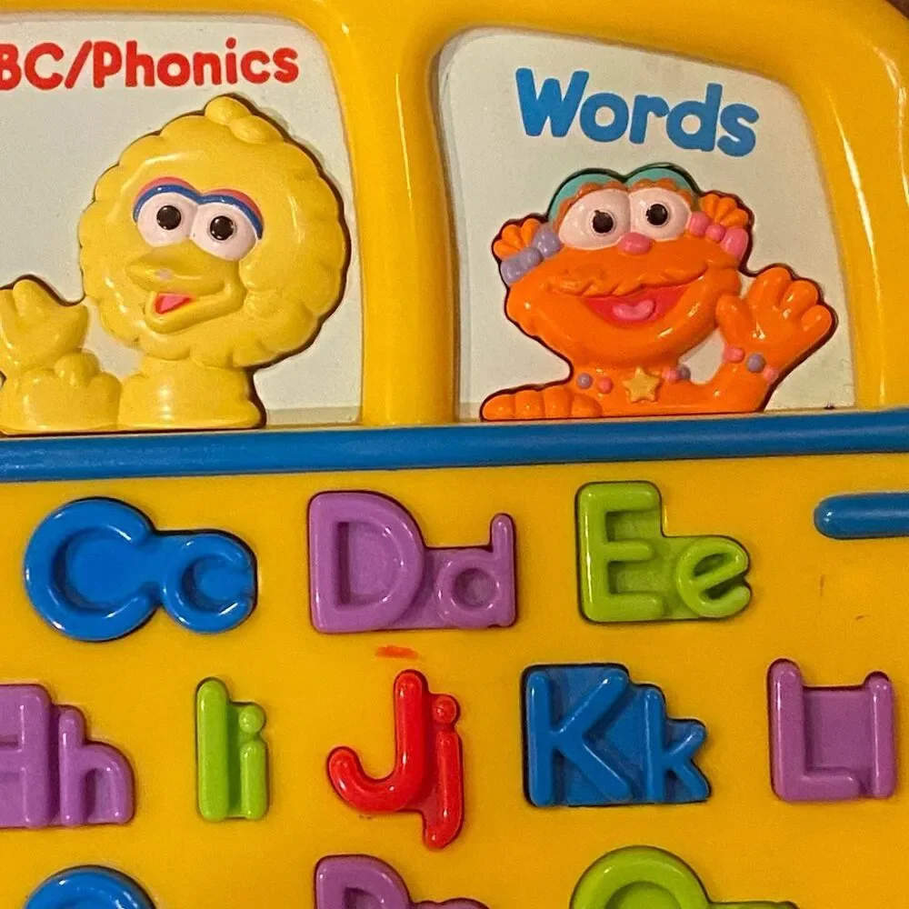 Sesame Street Alphabet School Bus Sounds Phonics Learning